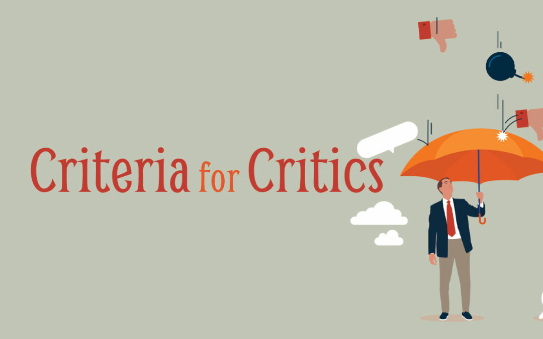 Criteria for Critics